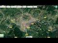 Where on the map is the capital of Bosnia and Herzegovina - Sarajevo