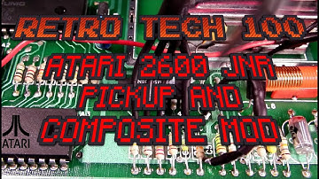 Atari 2600 Junior Pickup and Composite Mod How To with Moss Fett