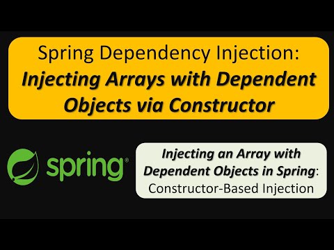 Video: How To Inject An Array