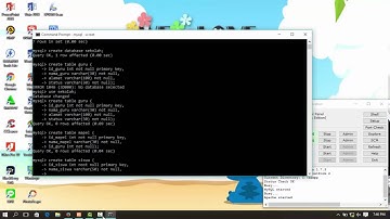 tutorial membuat database sekolah