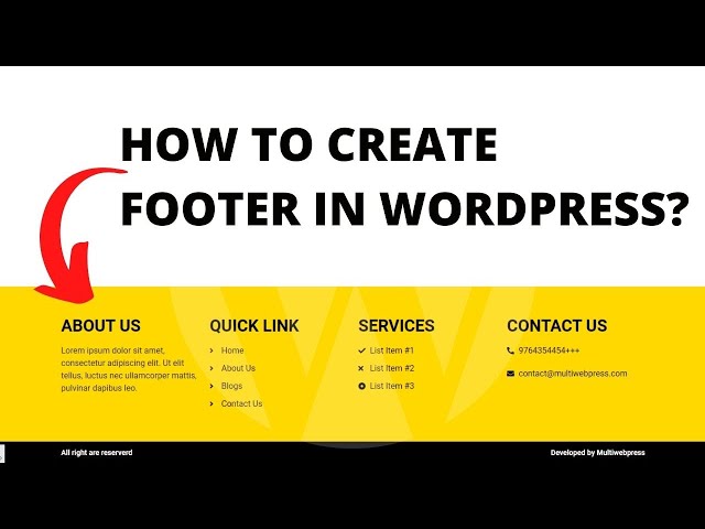 How to create footer in wordpress? | Elementor page builder | Header and footer Plugin 🔥🔥🔥 class=
