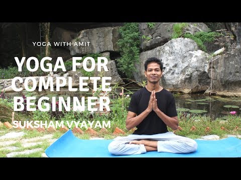 Yoga for Complete Beginner (Suksham Vyayam)  | Yoga with Amit