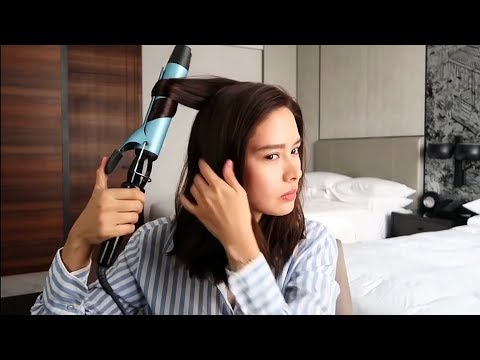 HAIRSTYLE: MESSY BEACH WAVES  USING A CURLING IRON â¥ï¸ | Erich Gonzales