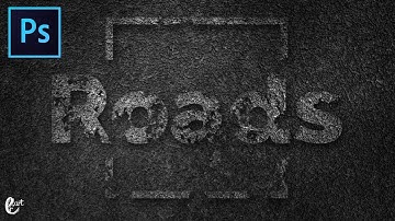 Asphalt Text Effect - Tutorial Photoshop