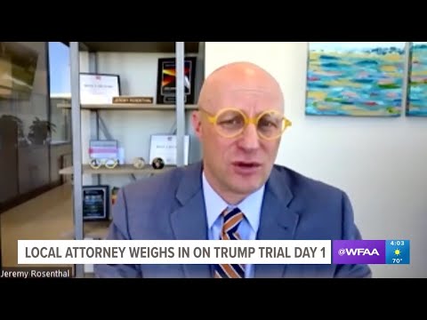 Local Attorney Weighs in on Trump Trial Day 1 - WFAA ABC | Rosenthal Kalabus & Therrian
