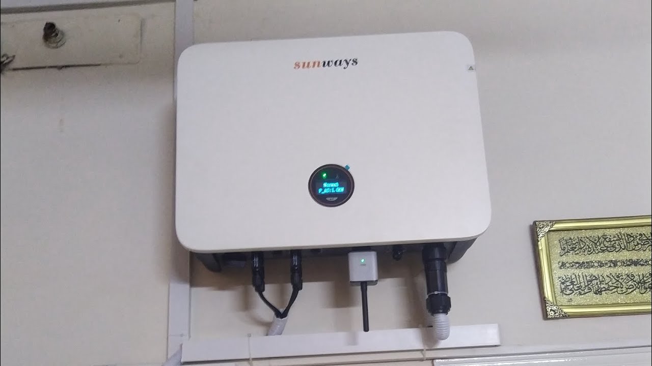 Sunways 10kw on grid system running with zero export device sunways 