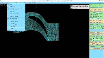 Turbine blade meshing - 2D(Structured multiblock grid)
