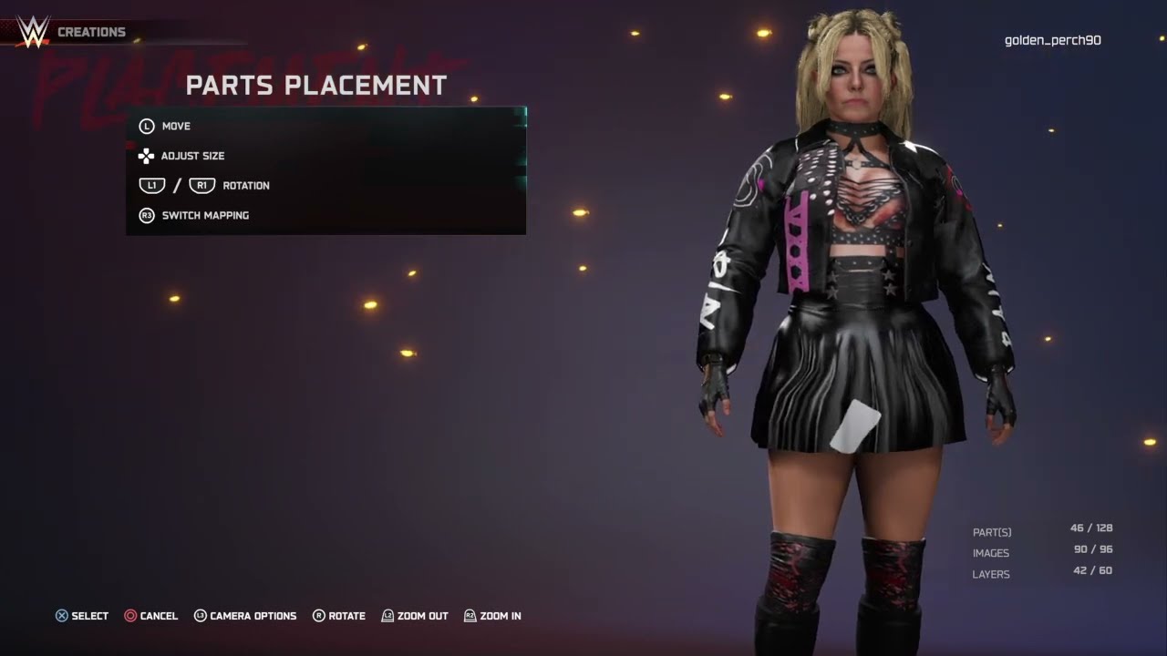 WWE 2K25 How To Make Alexa Bliss 25 attire With Skirt 💯 Accurate