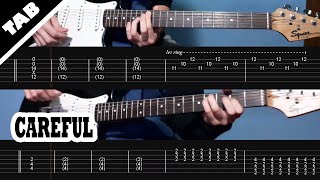 Careful - Paramore Guitar Tab Lesson Tutorial