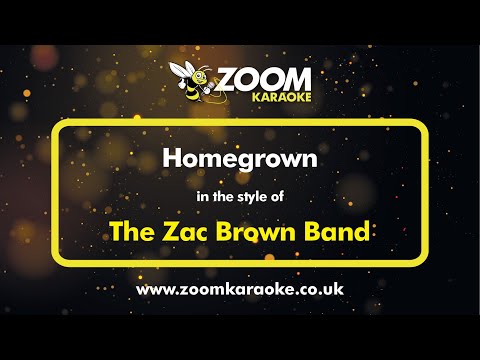 The Zac Brown Band - Homegrown - Karaoke Version from Zoom Karaoke