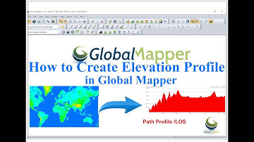 How to create Elevation Profile/Path Profile/LOS in global mapper