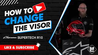 How To Change the Visor on an Alpinestars Supertech R10 Helmet | Step-by-Step Guide