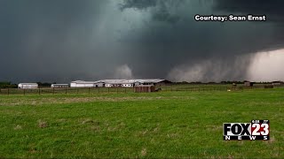 Video: Tornado tears through central Oklahoma, three dead