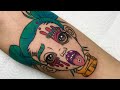 Neo Traditional Tattoo Time Lapse
