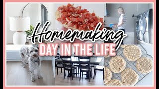 HOMEMAKING DAY IN THE LIFE 2023 | BAKING, CLEANING, AND NEW HOUSE UPDATES