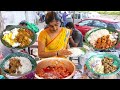 Cheapest RoadSide Unlimited Meals | Indian Street Food | #Meals #Vegmeals #NonVegMeals