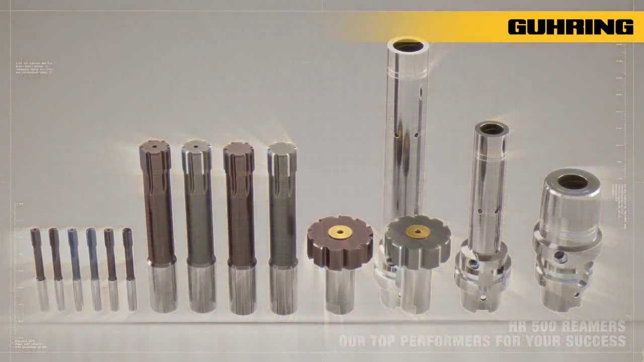 HR500 alesatori gamma completa / HR500 reamers YouTube