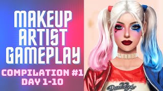 Makeup Artist: Makeup Games 💄Gameplay COMPILATION #1 (Day 1 - Day 10) screenshot 3