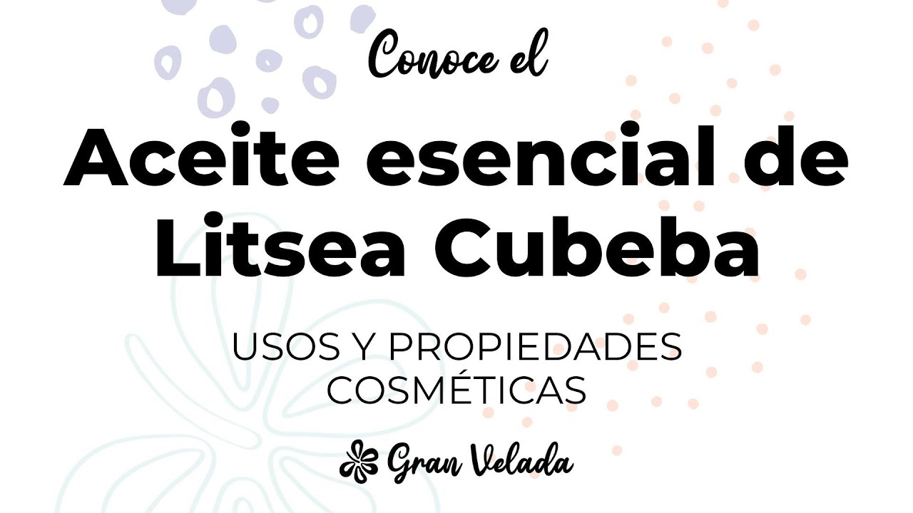 Aceite esencial de Litsea Cubeba