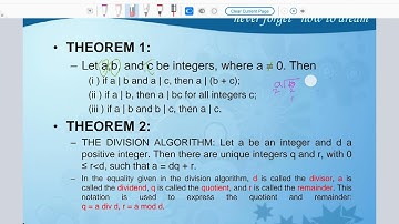 Divisibility and Modular Arithmetic | #Discrete_Mathematics #Mst._Sadia #Rosen #BAUST