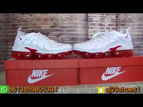 Nike Vapormax Plus White Red Unboxing 