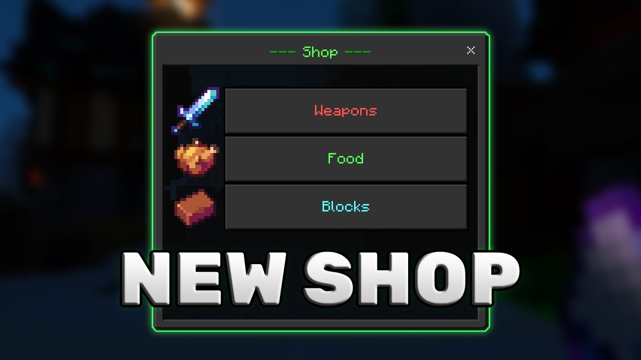 Azalea - New Shop | MCPE Essentials Addon (1.20 NEW) - YouTube