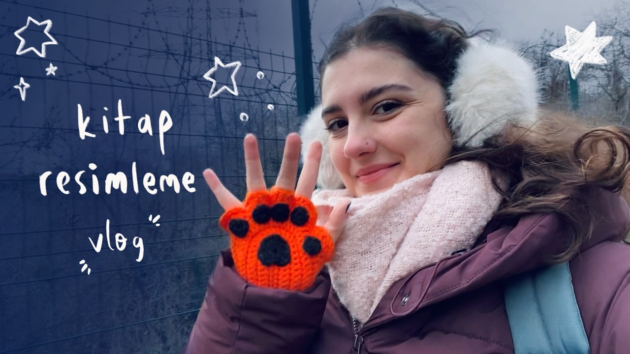 Çocuk kitabı resimliyoruz vlog #12 | 2026 nasıl başladı, erteleme alışkanlığı ve yeni planlar 🦋