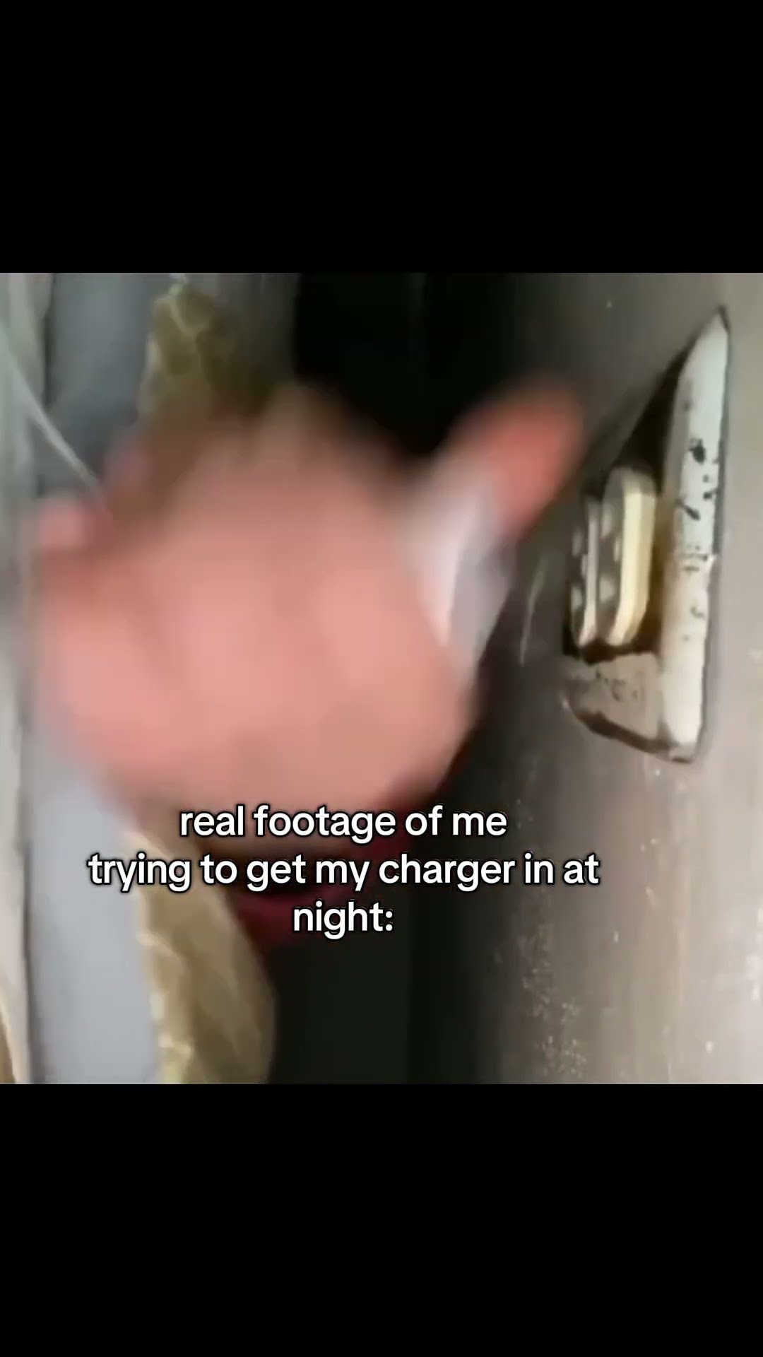 Trying to get my charger in ??.