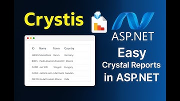 How to Show Crystal Reports in ASP.NET (.aspx) with Crystis
