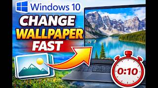 How to Set Any Picture as Desktop Background in Windows 10 | Change Wallpaper 2026