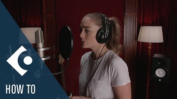 How to Record Vocals | Getting Started with Cubase AI/LE 10.5