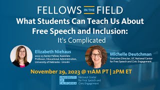 What Students Can Teach Us About Free Speech and Inclusion: It's Complicated