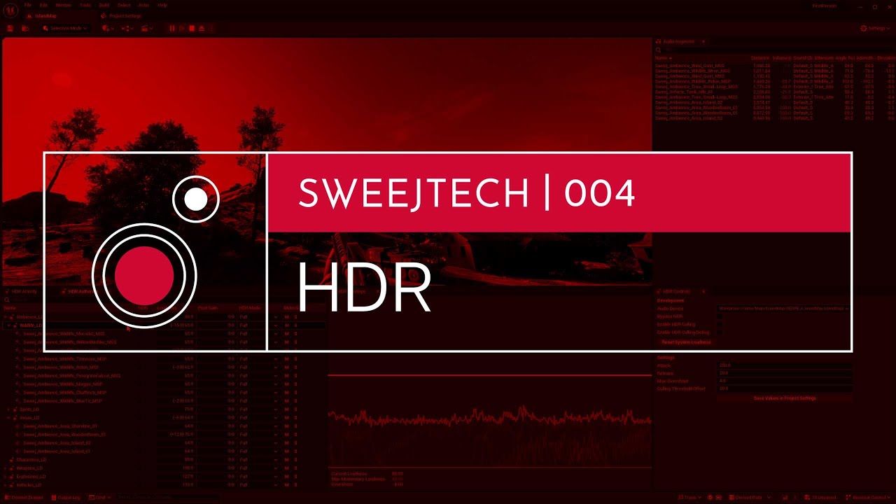 SweejTech 004: An Overview of SweejTech HDR Audio in Unreal Engine 5