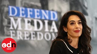 New job for Amal Clooney as media freedom ambassador