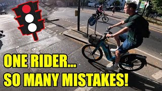 Average E-Biker or Disaster Waiting to Happen? [Caught on Cam] 🚨