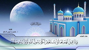 سورة المنافقون - جاسم آل باقر