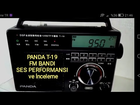 PANDA T-19 Radyoda FM BANDINDA İNCELEME VE SES PERFORMANSI