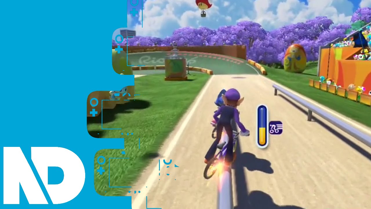 [Mario & Sonic Rio 2016 Wii U] BMX Gameplay - YouTube