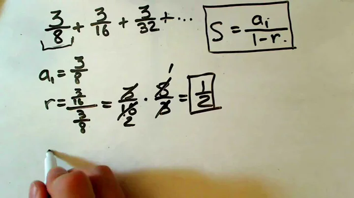 Sum of infinite geometric series