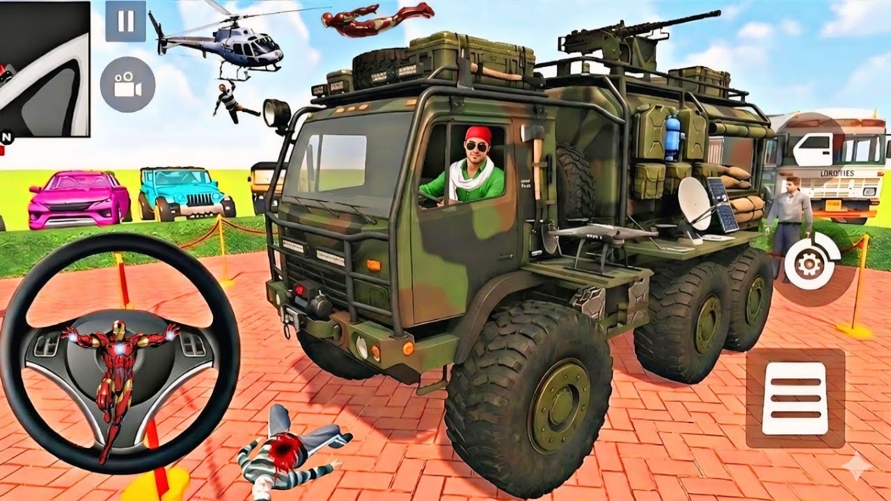 Franklin Purchase Militry Dumper Truck Army💥🤑 Indian Theft Auto Simulator💥🤩