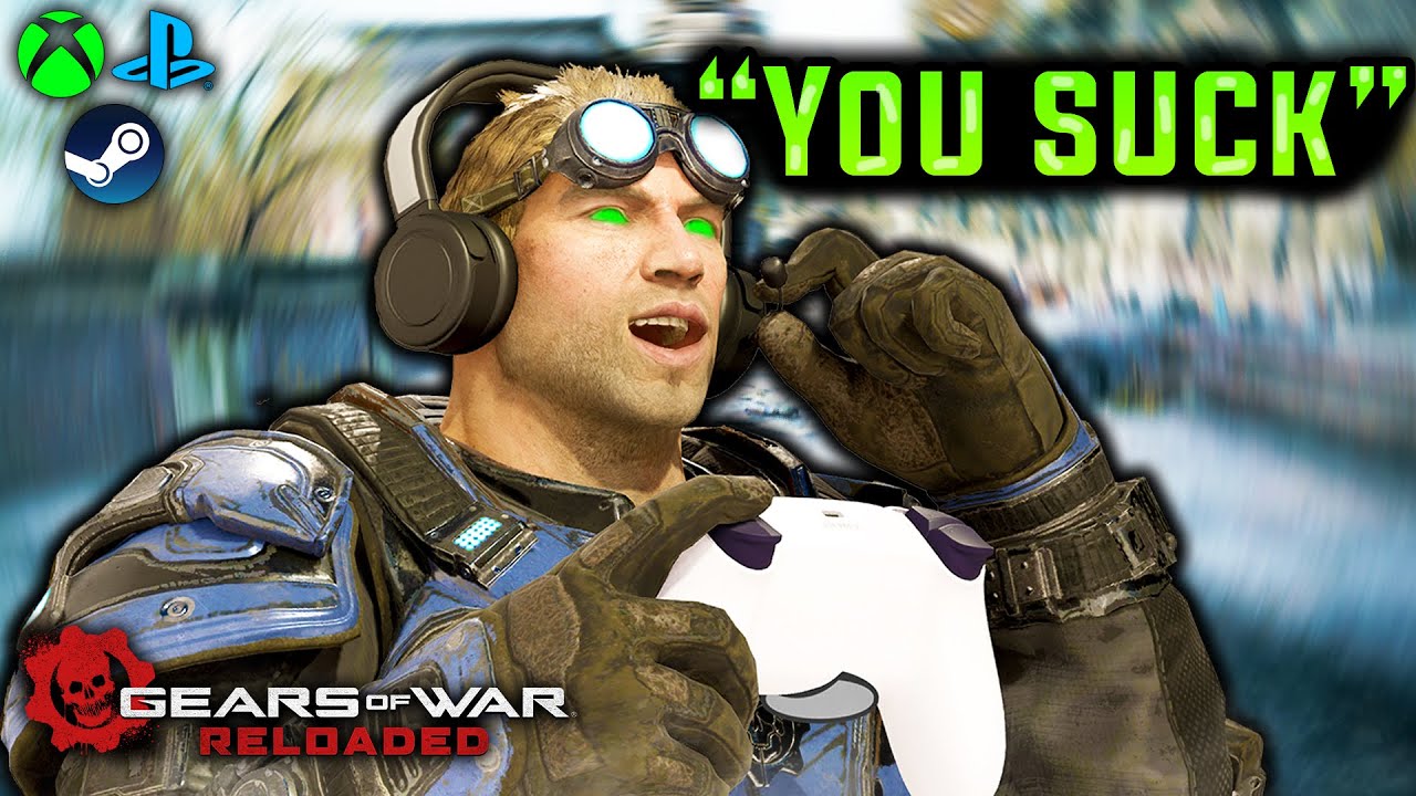 I RAN INTO THE #1 𝗧𝗥𝗔𝗦𝗛 𝗧𝗔𝗟𝗞𝗘𝗥 in Gears Of War: Reloaded..😲