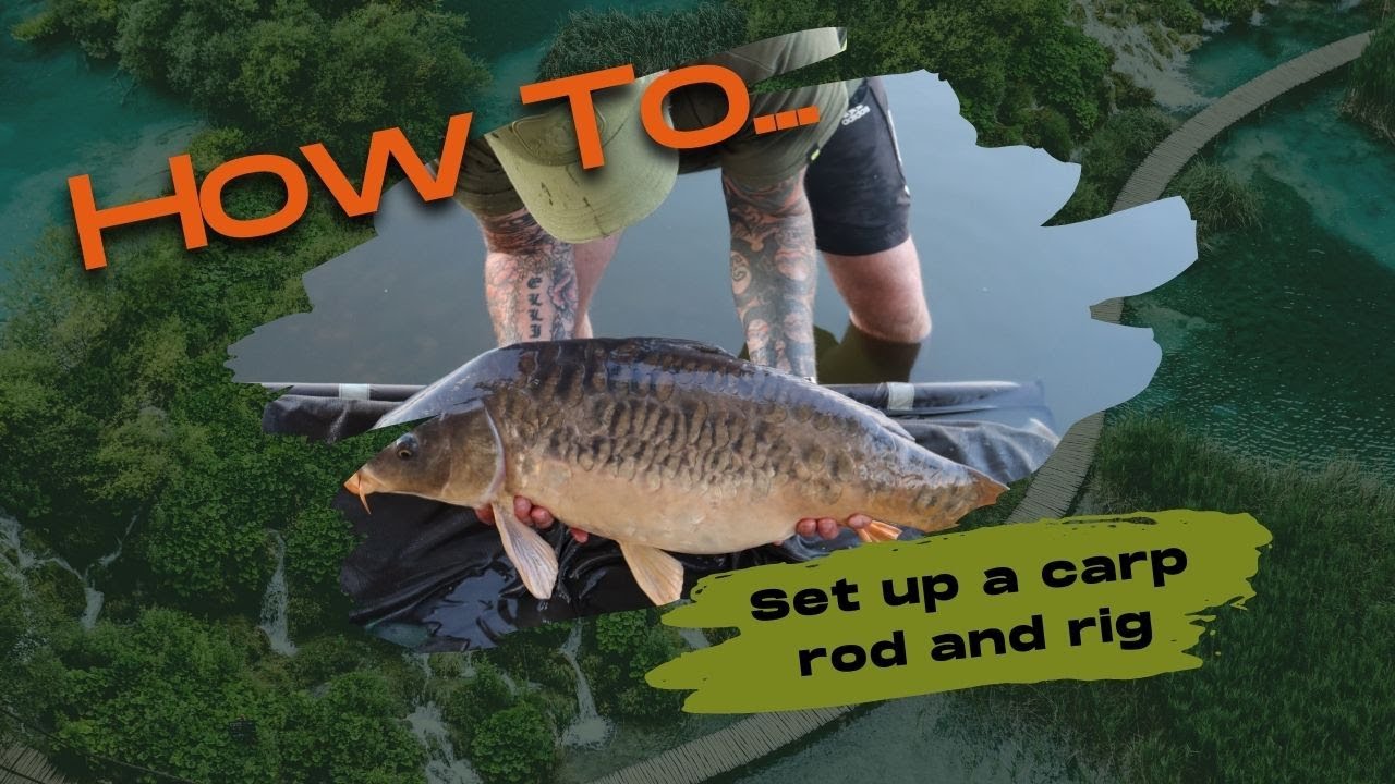 How to set up a carp rod, A guide to get you fishing. #howtofishing  #fishingtutorials #carpfishing 