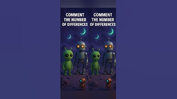 Test your visual skills: comment the number of hidden differences ||#shorts #puzzle