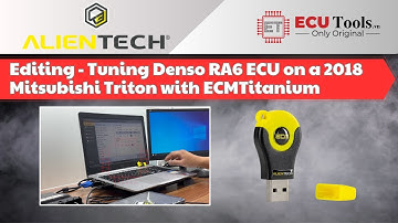 Editing - Tuning Denso RA6 ECU on a 2018 Mitsubishi Triton with ECMTitanium | ECUToolsVietnam