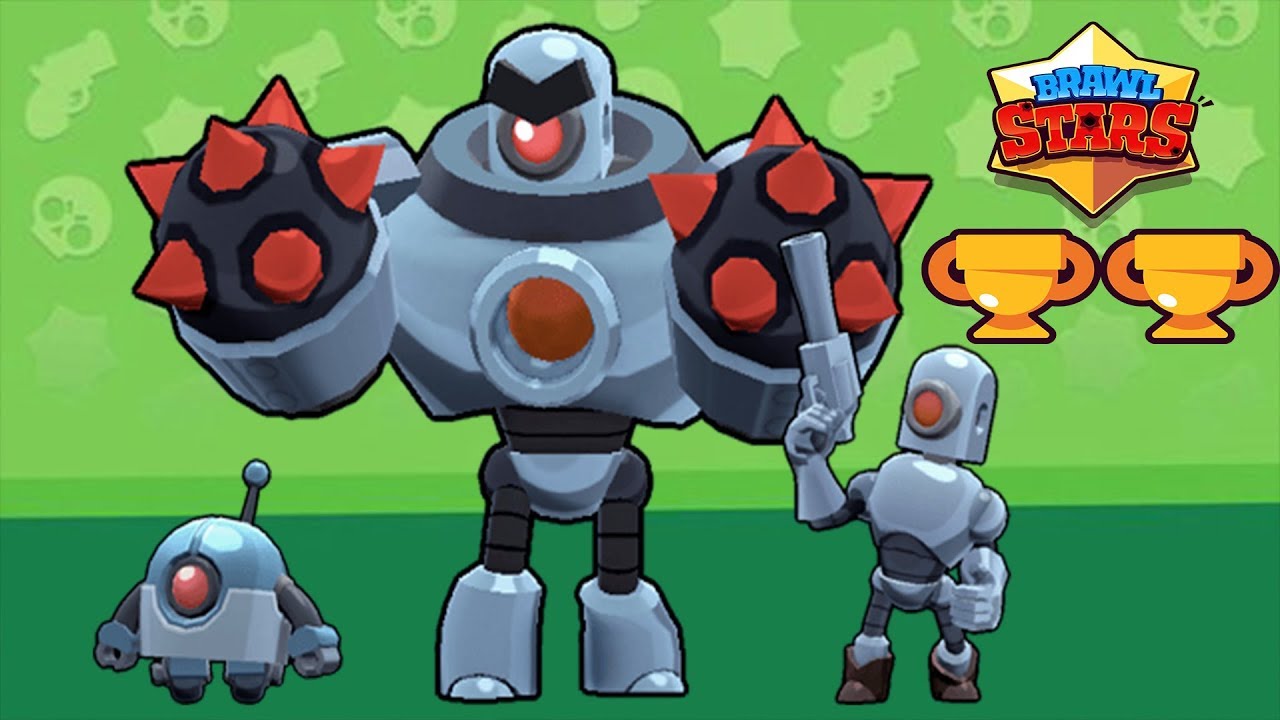 Choriback Contra El Robot Gigante Brawl Stars Youtube - brawl stars robot personaggi