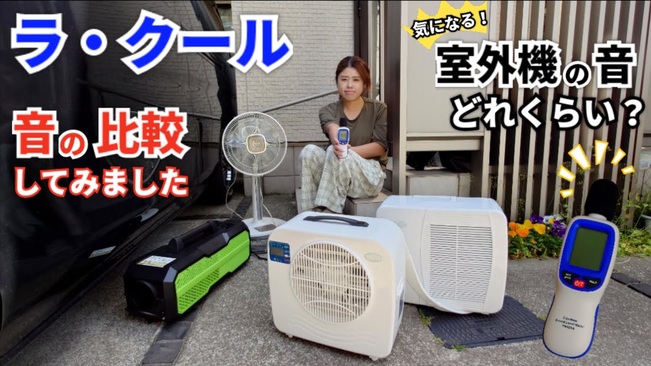 The noise level of portable coolers that are a concern when