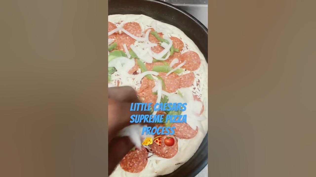 little-caesars-supreme-pizza-process-youtube