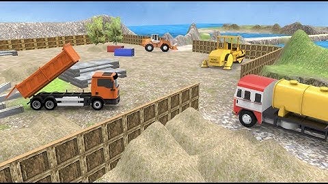 River Bridge Construction: Heavy Machinery Android Gameplay