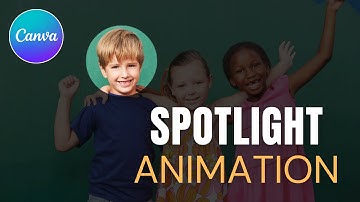 How to Make Spotlight Animation Effect in Canva