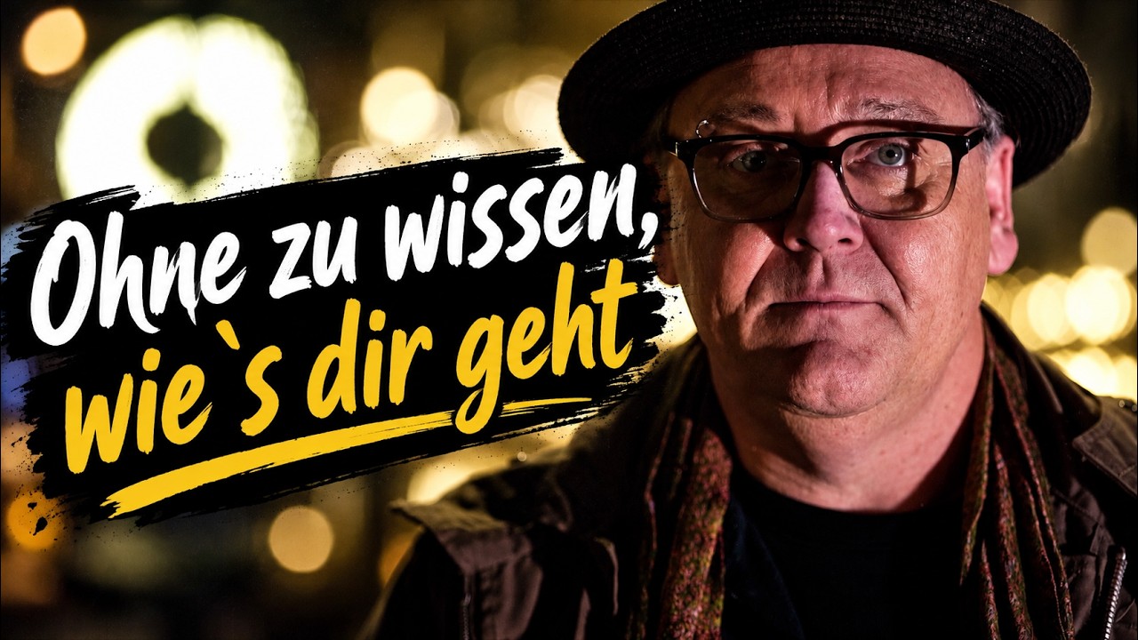Ohne zu wissen, wie's dir geht